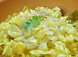 Cabbage thoran