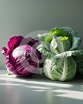 Cabbage varieties including red and green cabbage