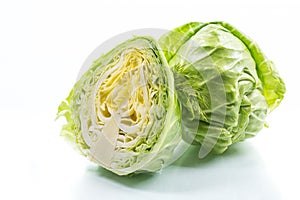 Cabbage young green