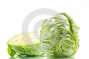 Cabbage young green