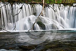 Cabe river Waterfall in San Pedro do Incio photo