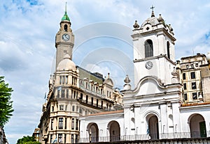 The Cabildo and City Legislature in Buenos Aires, Argentina