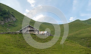 A cabin in the Alpine range