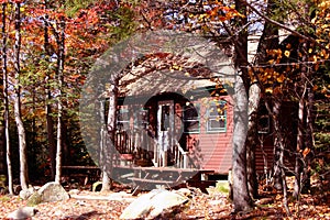 Cabin in Autumn