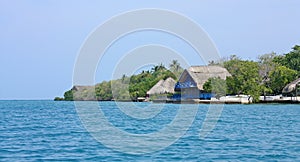 Cabin at the beach by Baru in Colombia next to Cartagena