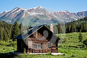 Cabin in the Colorado Rocky Mountains