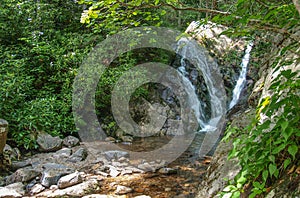 Cabin Creek Falls in Grayson Highlands State Park