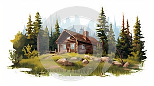 Cabin Fever 2: A Serene Log House In The Western Wilderness