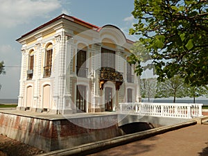 Palace of Peter the Great in Peterhof. St. Petersburg. Russia