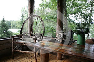 Cabin Porch Serenity