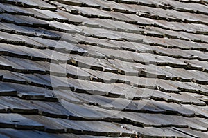 Cabin roof slats