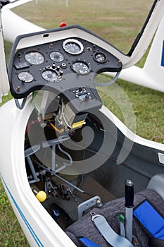 Cabin of a sailplane photo