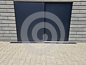 cabinet of the circuit breakers and the main switch of the house is recessed