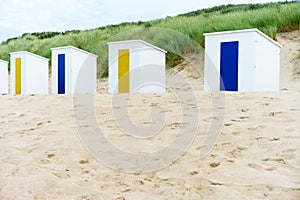 Cabins on a beach