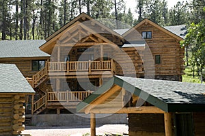 Cabins in the Black Hills of South Dakota