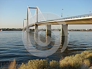 Cable Bridge over Columbia River