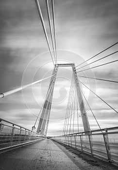 Cable Bridge in Umea, Sweden