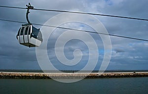 Cable car above the Tejo