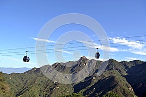 The cable car around Great Wall of China. Pic was taken in Badaling, September 2017