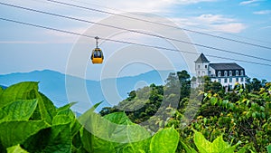 Cable car, Ba Na hill, Da Nang, Vietnam