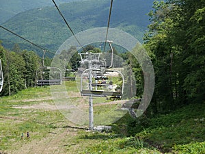 Cable car, cable car, cable car, mountain road