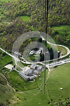 Cable car of Fuente De, Cantabria