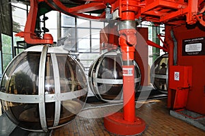 Cable car in Grenoble - Base station