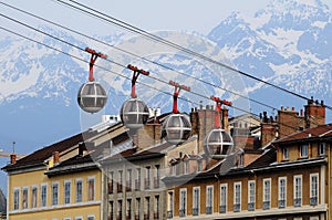 Cable car in Grenoble - Base station