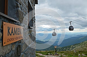 Cable car in low tatras