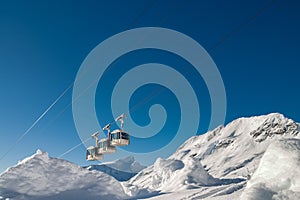 Cable car in Mallnitz, Austria