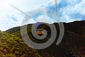 Cable car Merida Venezuela mountain