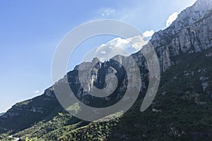 Cable car of the Montserrat Monastery in Barcelona, Catalonia, S