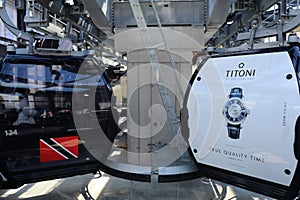 The Cable Car at Mount Titlis