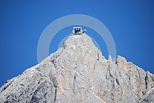 Cable car mountain station on Dachstein