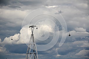 Cable car in Nizhny Novgorod