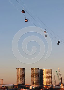 Cable car over the Thames