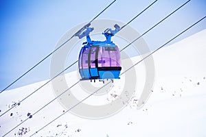 Cable car over the valley