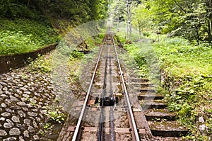 Cable car railways, Koya San, Japan