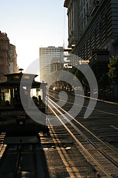 Cable Car Ride Into the Sunset