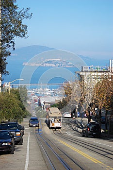 Cable Car in San Francisco, California