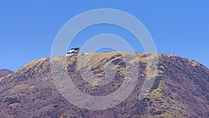 Cable car station on top of table Mountain