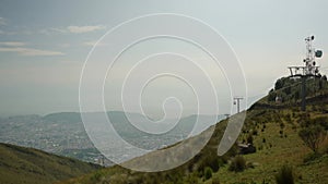 Cable car system on the Pichincha volcano