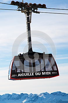 Cable Car Telepherique Auguille du Midi photo