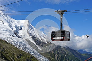 Cable car to the Aiguille du Midi photo