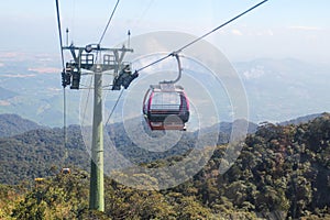 Cable car to Ba Na Hills Mountain Resort in Da Nang