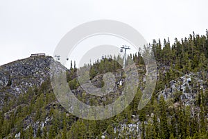 Cable car to Funasdal mountain Harjedalen Sweden