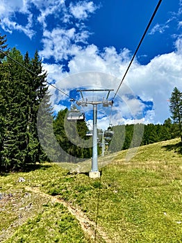 cable car to Gerlitzen Alp