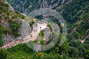 Cable Car to Monserrat Monastery