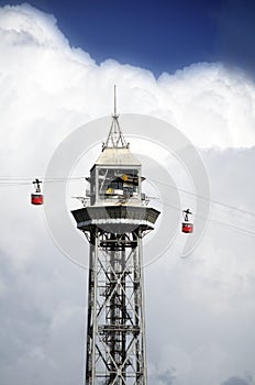 Cable Car Tower Barcelona