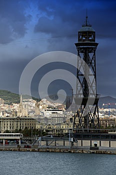 Cable Car Tower Barcelona